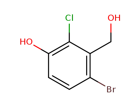 4-bromo-2-chloro-3-(hydroxymethyl)phenol