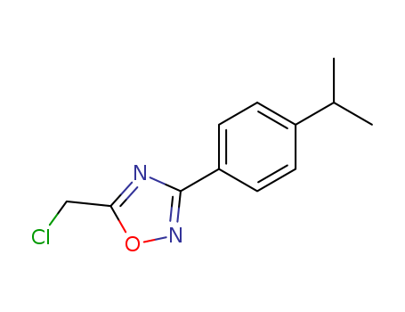 5-(CHLOROMETHYL)-3-(4-ISOPROPYLPHENYL)-1,2,4-OXADIAZOLE(435303-32-5)