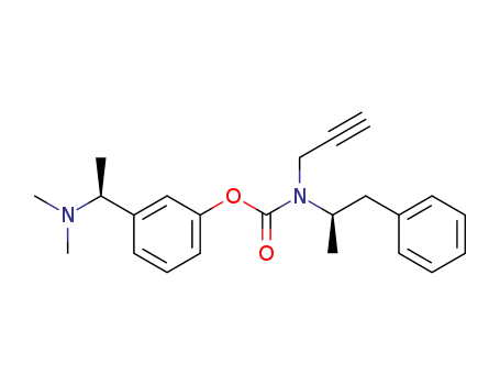 Carbamic acid, [(1R)-1-methyl-2-phenylethyl]-2-propynyl-,
3-[(1S)-1-(dimethylamino)ethyl]phenyl ester