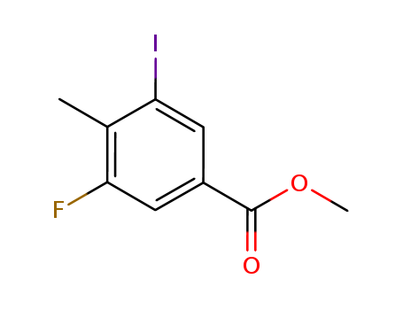 Benzoic acid, 3-fluoro-5-iodo-4-methyl-, methyl ester
