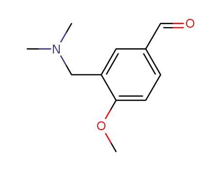 3-dimethylaminomethyl-4-methoxy-benzaldehyde