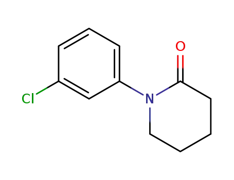 Molecular Structure of 132573-12-7 (1-(3-CHLORO-PHENYL)-PIPERIDIN-2-ONE)
