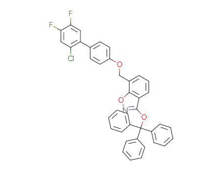 7-(2'-chloro-4',5'-difluoro-biphenyl-4-yloxymethyl)-3-trityloxy-benzo[d]isoxazole
