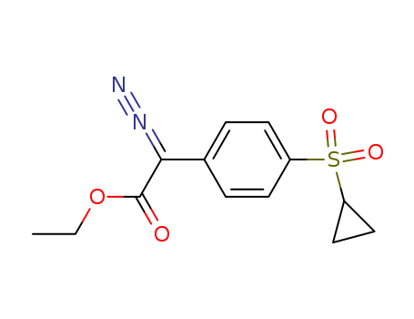 (4-cyclopropanesulfonyl-phenyl) diazo acetic acid ethyl ester