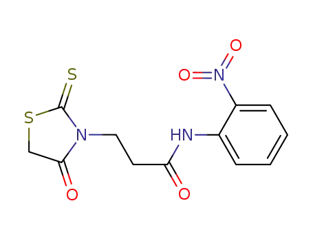 N-(2-nitrophenyl)-3-(4-oxo-2-thioxothiazolidin-3-yl)propanamide