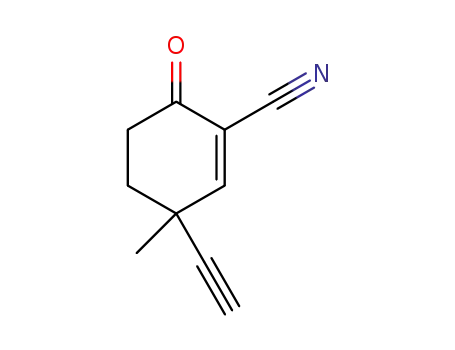 3-ethynyl-3-methyl-6-oxocyclohex-1-enecarbonitrile