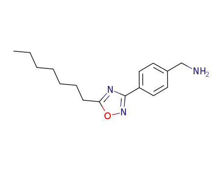 (4-(5-heptyl-1,2,4-oxadiazol-3-yl)phenyl)methanamine