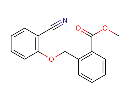 Molecular Structure of 1293960-89-0 (methyl 2-[(2-cyanobenzyl)oxy]benzoate)