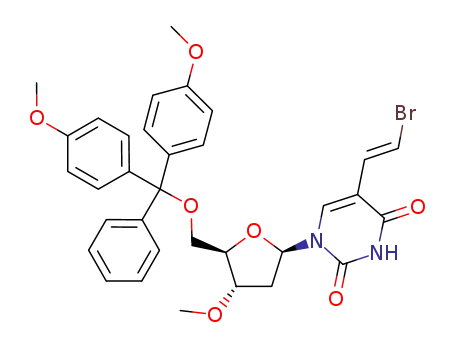 3'-O-methyl-5'-O-(4,4'-dimethoxytrityl)-2'-deoxy-5-(E)-bromovinyluridine
