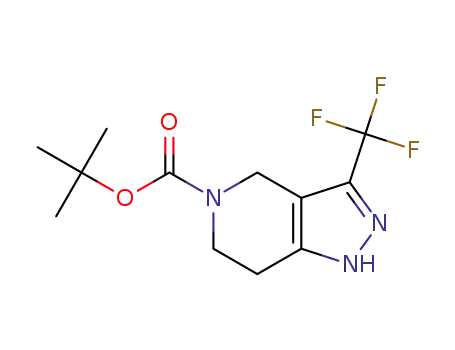 TERT-BUTYL 3-(TRIFLUOROMETHYL)-1,4,6,7-TETRAHYDRO-5H-PYRAZOLO[4,3-C]PYRIDINE-5-CARBOXYLATE