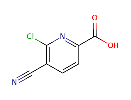6-chloro-5-cyanopyridine-2-carboxylic acid