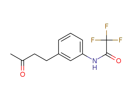 2,2,2-trifluoro-N-[3-(3-oxobutyl)phenyl]acetamide