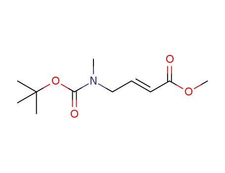 2-Butenoic acid, 4-[[(1,1-dimethylethoxy)carbonyl]methylamino]-, methyl
ester, (2E)-