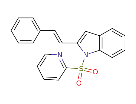 (E)-N-(2-pyridylsulfonyl)-2-styrylindole