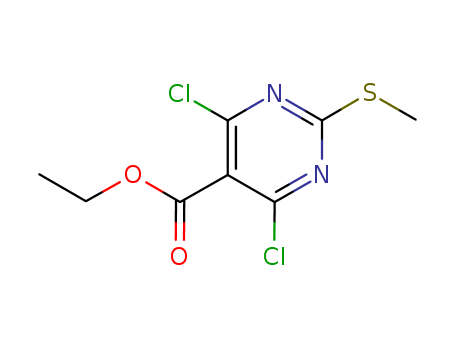 4,6-Dichloro-2-(methylthio)-5-Pyrimidinecarboxylic  acid  ethyl  ester