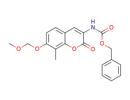 Benzyl 7-(methoxymethoxy)-8-methyl-2-oxo-2H-chromen-3-ylcarbamate