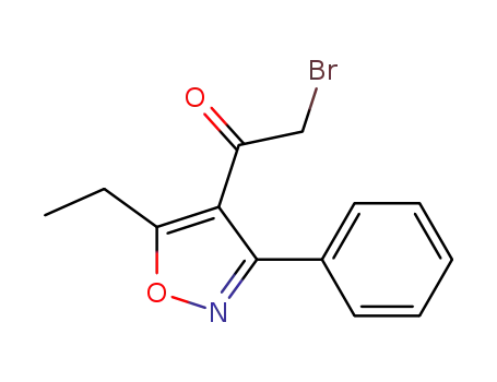 2-bromo-1-(5-ethyl-3-phenyl-isoxazol-4-yl)-ethanone