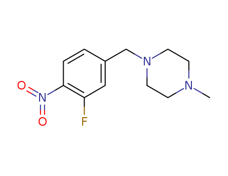 1-(3-fluoro-4-nitrobenzyl)-4-methylpiperazine
