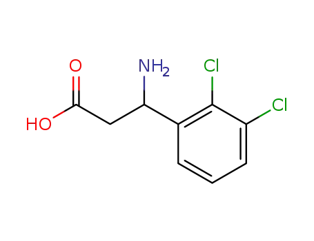 Molecular Structure of 117391-56-7 (3-(2,3-DICHLOROPHENYL)-BETA-ALANINE)