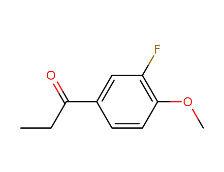 Molecular Structure of 586-22-1 (3-fluoro-4-methoxypropiophenone)