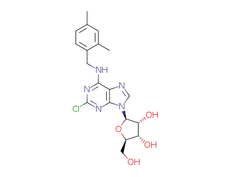 2-chloro-6-(2,4-dimethylbenzylamino)purine riboside