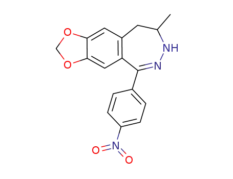 Molecular Structure of 143692-49-3 (1-(4-Nitrophenyl)-4-methyl-7,8-methylenedioxy-3,4-dihydro-5H-2,3-benzodiazepine)