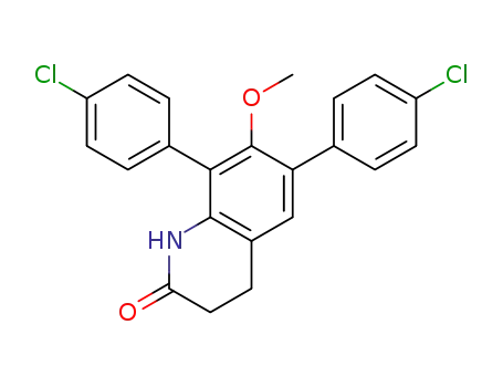 6,8-bis(4-chlorophenyl)-7-methoxy-3,4-dihydroquinolin-2(1H)-one