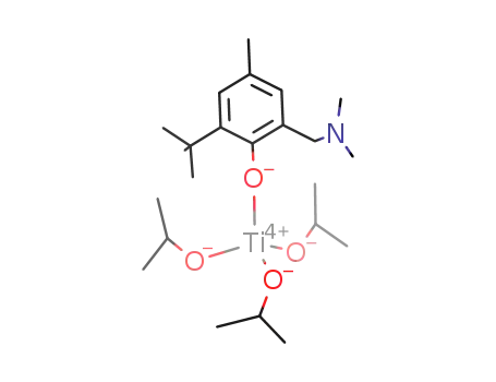 (2-tert-butyl-4-methyl-6-(N,N-dimethylaminomethyl)phenoxy)triisopropoxidotitanium(IV)