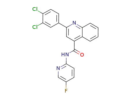 2-(3,4-dichloro-phenyl)-quinoline-4-carboxylic acid (5-fluoro-pyridin-2-yl)-amide
