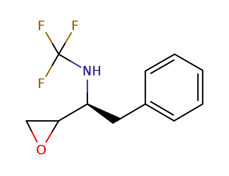 Molecular Structure of 857904-14-4 ((1S)-1-(2-oxiranyl)-2-phenyl-N-(trifluoromethyl)ethanamine)