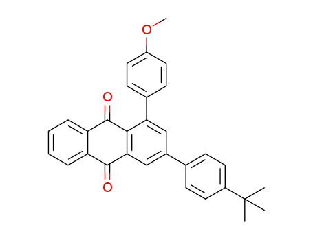 3-(4-(tert-butyl)phenyl)-1-(4-methoxyphenyl)anthracene-9,10-dione