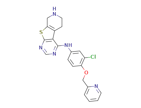 [3-Chloro-4-(pyridin-2-ylmethoxy)-phenyl]-(5,6,7,8-tetrahydro-9-thia-1,3,7-triaza-fluoren-4-yl)-amine