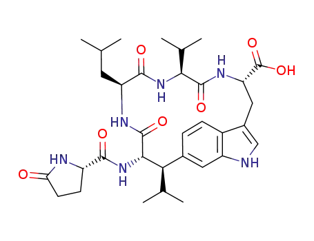 C<sub>33</sub>H<sub>46</sub>N<sub>6</sub>O<sub>7</sub>