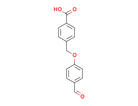Molecular Structure of 428468-34-2 (4-[(4-ForMylphenoxy)Methyl]benzoic acid)