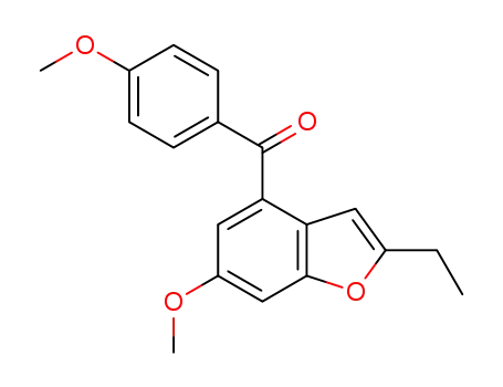 (2-ethyl-6-methoxybenzofuran-4-yl)(4-methoxyphenyl)methanone