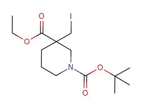 1,3-Piperidinedicarboxylic acid, 3-(iodoMethyl)-, 1-(1,1-diMethylethyl) 3-ethyl ester