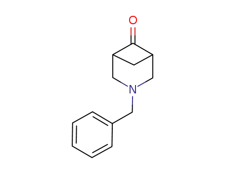 Molecular Structure of 1240529-14-9 (3-benzyl-3-azabicyclo[3.1.1]heptan-6-one)