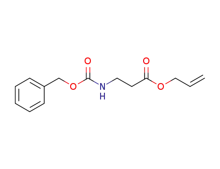 Molecular Structure of 1062263-64-2 (2-propen-1-yl 3-(phenylmethoxycarbonylamino)propanoate)
