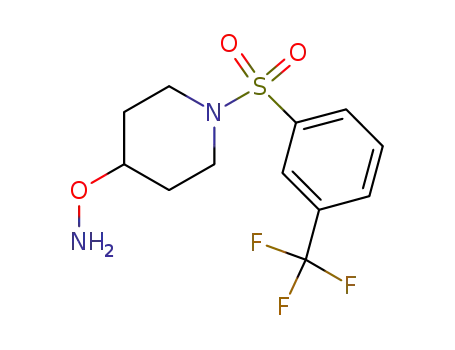 O-(1-(3-(trifluoromethyl)phenylsulfonyl)piperidin-4-yl)hydroxylamine
