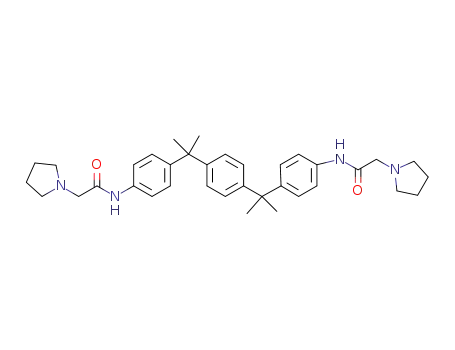 N,N'-{1,4-phenylenebis[(1-methylethylidene)-4,1-phenylene]}bis[2-(1-pyrrolidinyl)acetamide]