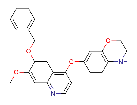 7-(6-(benzyloxy)-7-methoxyquinolin-4-yloxy)-3,4-dihydro-2H-benzo[b][1,4]oxazine