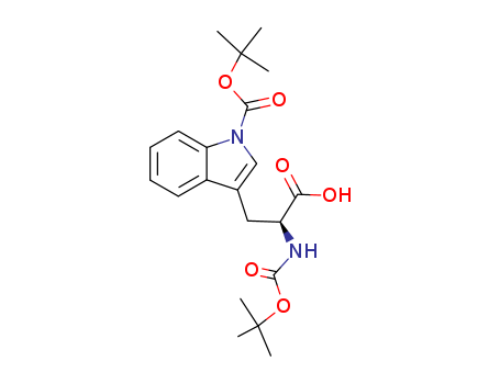(S)-3-(1-(tert-Butoxycarbonyl)-1H-indol-3-yl)-2-((tert-butoxycarbonyl)amino)propanoic acid