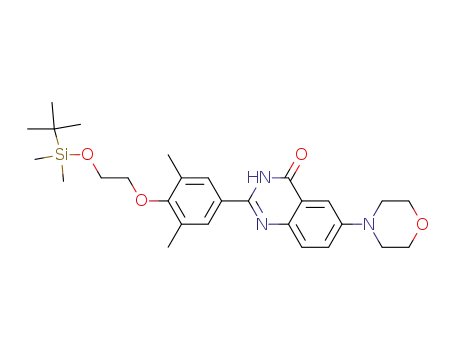 2-{4-[2-(tert-butyl-dimethyl-silanyloxy)-ethoxy]-3,5-dimethyl-phenyl}-6-morpholin-4-yl-3H-quinazolin-4-one