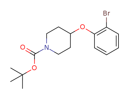 4-(2-bromophenoxy)-2-tert-butylpiperidine-1-carboxylate