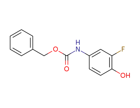 Molecular Structure of 1195781-15-7 (benzyl (3-fluoro-4-hydroxyphenyl)carbamate)