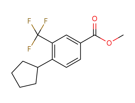 methyl 4-cyclopentyl-3-(trifluoromethyl)benzoate