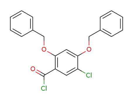 2,4-bis(benzyloxy)-5-chlorobenzoyl chloride