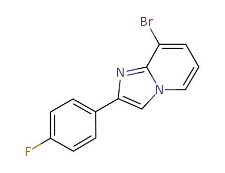 8- 브로 모 -2- (4- 플루오로-페닐)-이미 다조 [1,2-a] 피리딘