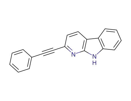 2-(phenyleth-1-ynyl)-9H-pyrido[2,3-b]indole