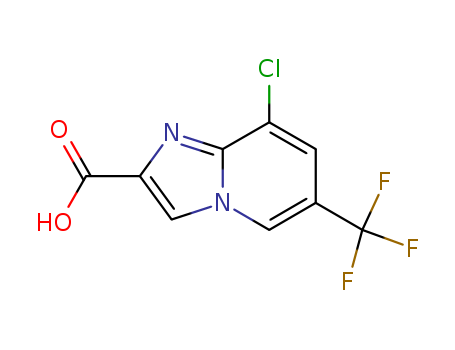 8-Chloro-6-(trifluoromethyl)imidazo[1,2-a]pyridine-2-carboxylic a cid cas no. 353258-35-2 98%